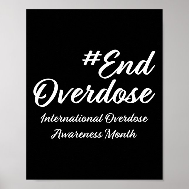 Overdose Awareness Month Poster (Front)