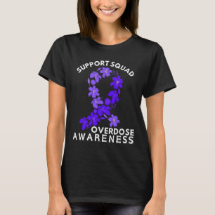Overdose Awareness Month Support Purple Squad T-Shirt
