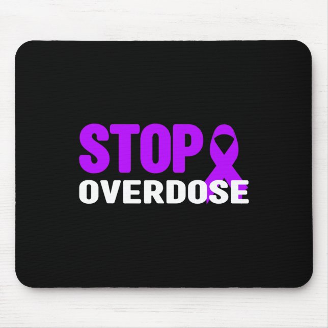 Overdose Awareness  - Overdose Awareness1 Mouse Pad (Front)