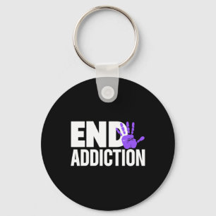 Overdose Awareness  - Overdose Awareness End Addic Key Ring