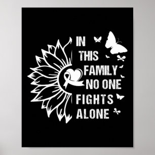Overdose Awareness Purple Ribbon Drug Addiction 1  Poster