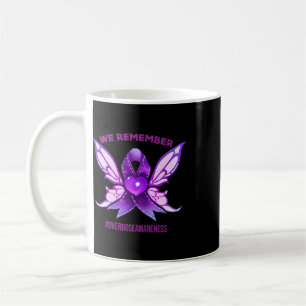 Overdose Awareness Remember Purple Ribbon End Addi Coffee Mug