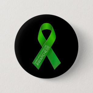 Overdose Awareness Ribbon 6 Cm Round Badge