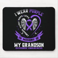 Overdose Awareness Shirt In Memory Of Grandson Pur