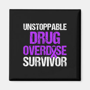 Overdose Awareness Warrior Survivor 14 Magnet