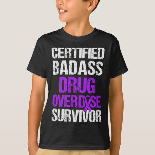 Overdose Awareness Warrior Survivor 19 T-Shirt