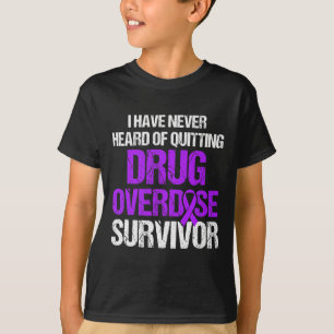 Overdose Awareness Warrior Survivor 21 T-Shirt
