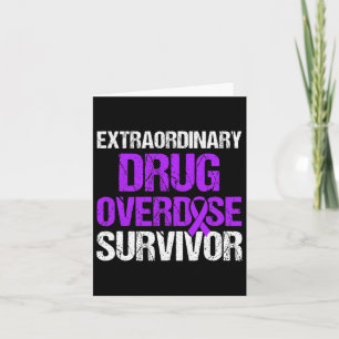 Overdose Awareness Warrior Survivor 24 Card