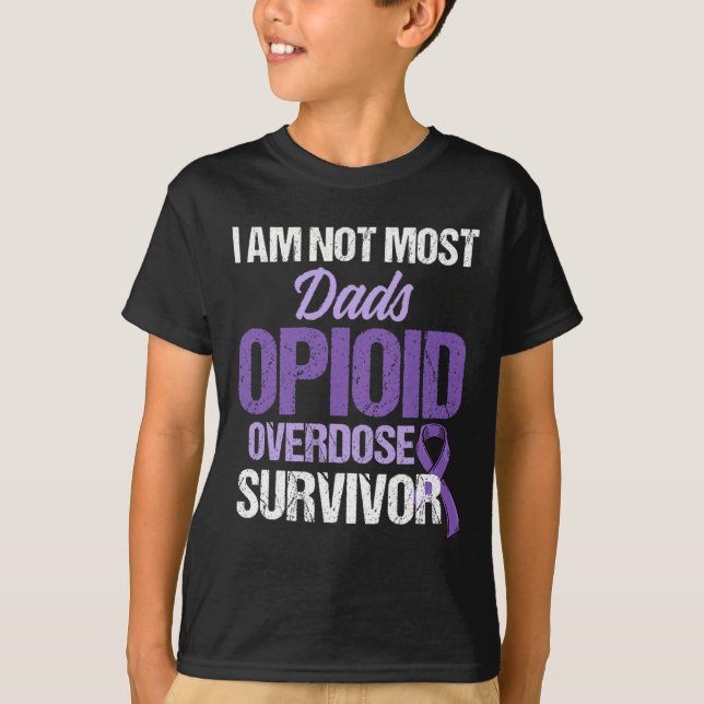 Overdose Awareness Warrior Survivor 31  T-Shirt (Front)