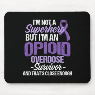 Overdose Awareness Warrior Survivor 64 Mouse Pad