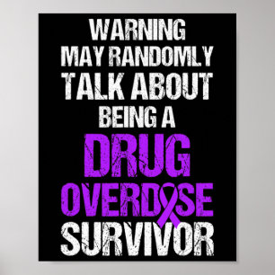 Overdose Awareness Warrior Survivor 9 Poster