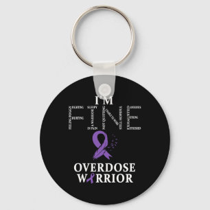 Overdose Warrior I'm Fine  Key Ring