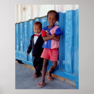 Overdressed In Zanzibar Poster