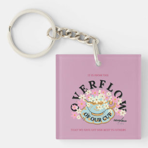 OVERFLOW Acrylic Keychain by Adiela Akoo