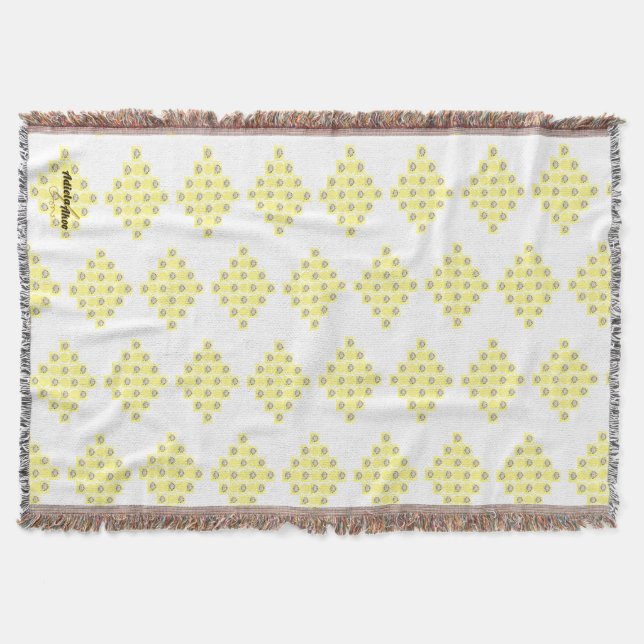 Overflow Decorative Throw Blanket (Front)