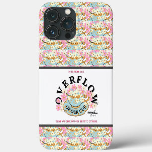 OVERFLOW Floral iPhone Case by Poet Adiela Akoo