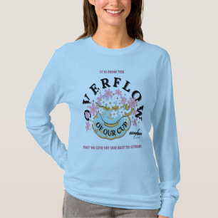 Overflow Long Sleeve T-Shirt by Poet Adiela