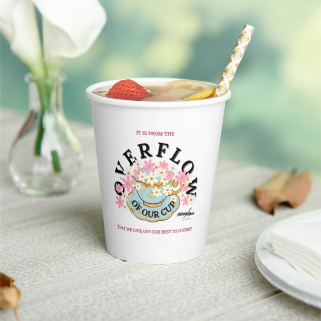 OVERFLOW Paper Cup Designed by Adiela Akoo (Insitu)