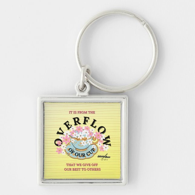 Overflow Premium Keychain by Adiela Akoo (Front)
