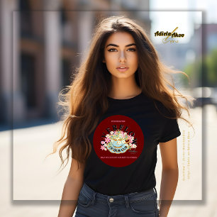 OVERFLOW Red Hues T-shirt by Poet Adiela Akoo