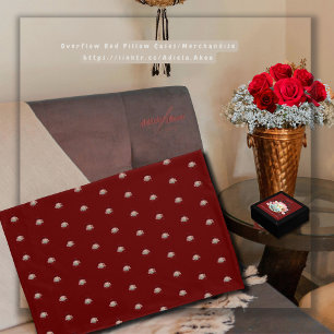 OVERFLOW Red Pillowcases - Adiela Akoo