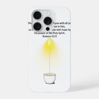Overflow With Hope - Romans 15:13 iPhone Case