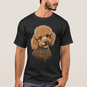 Overflowing Cuteness Irresistible Toy Poodle Artw T-Shirt