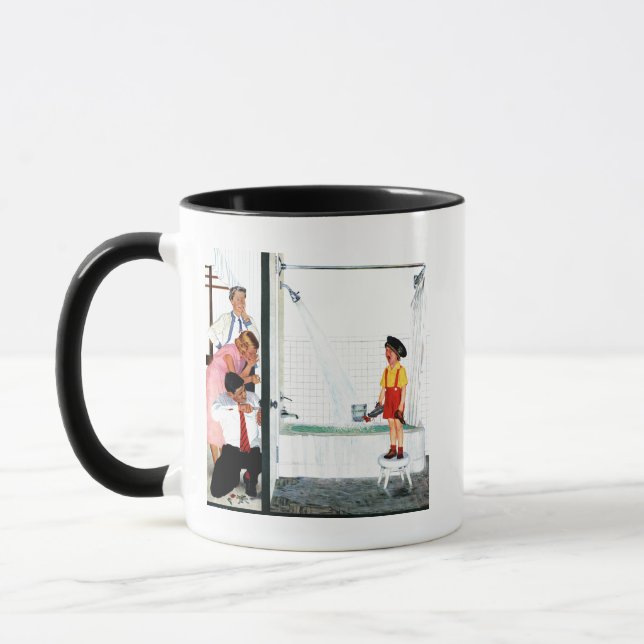 Overflowing Tub Mug (Left)