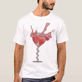 Overflowing Wine Glass T-Shirt