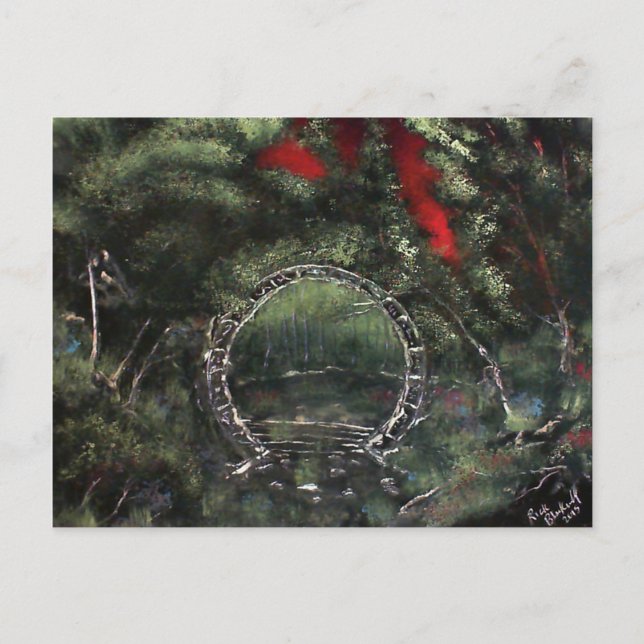 Overgrown and Forgotten Postcard (Front)