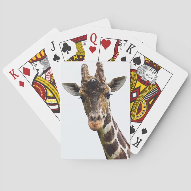 Overhead Giraffe Deck of Cards (Back)