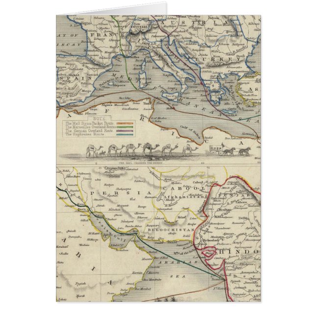 Overland Route To India (Front)