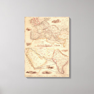 Overland Route to India Canvas Print