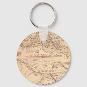 Overland Route to India Key Ring