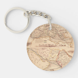 Overland Route to India Key Ring