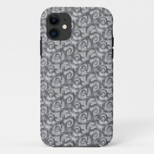 Overlapping Abstract Spirals Pattern Case-Mate iPhone Case