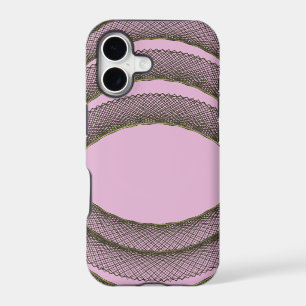 overlapping circles in purple background abstract