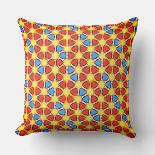 Overlapping Circles of Colours  Cushion