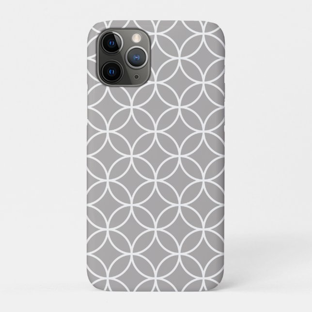 Overlapping Circles Pattern Case-Mate iPhone Case (Back)