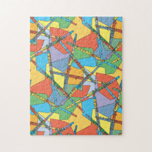 Overlapping Flutes Jigsaw Puzzle