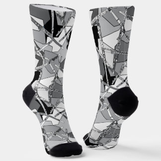 Overlapping Flutes Socks