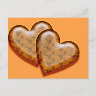 Overlapping Hearts Postcard