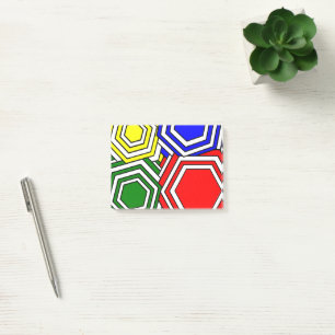 Overlapping Hexagons  Post-it Notes