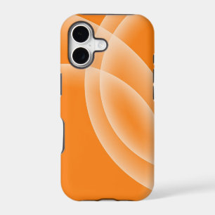 Overlapping Spheres - Orange iPhone Case