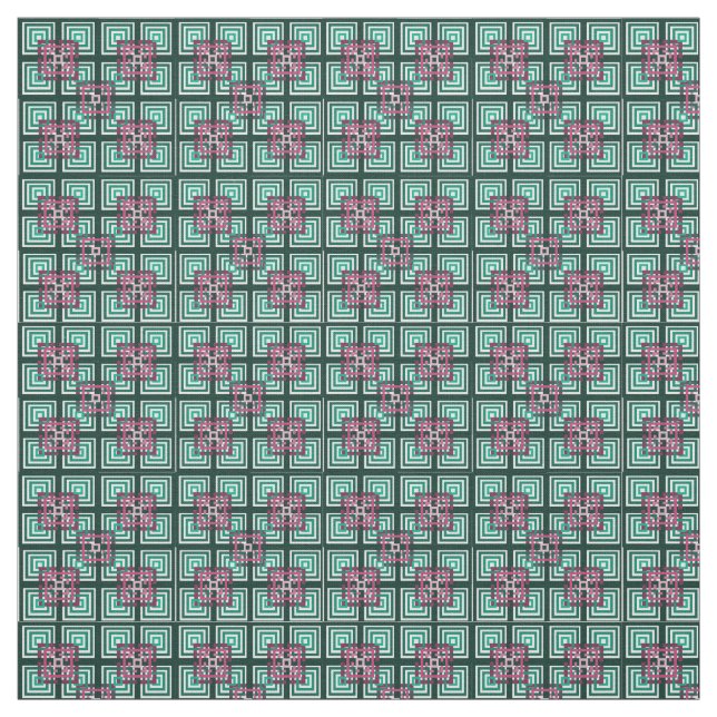 Overlapping Squares Fabric (Swatch)