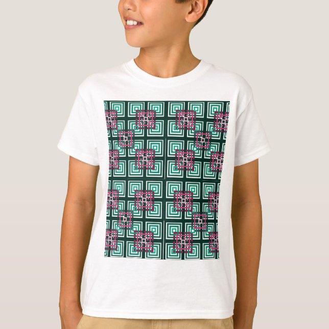 Overlapping Squares  T-Shirt (Front)