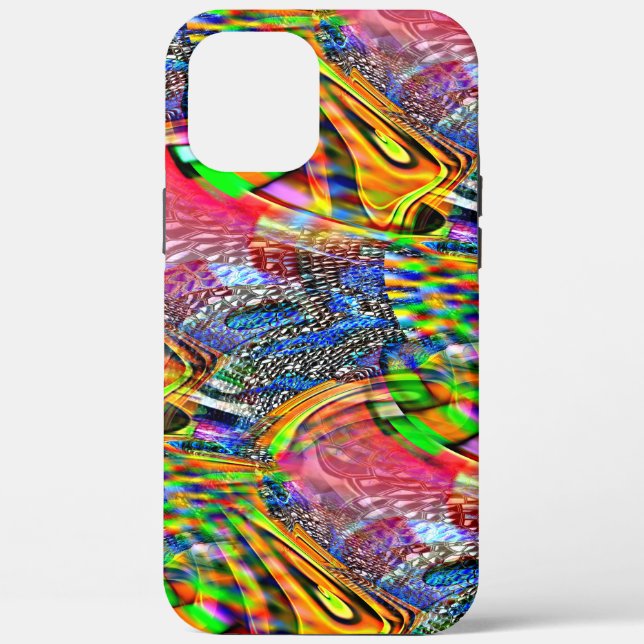 Overlay of clear vivid colours on rough background Case-Mate iPhone case (Back)