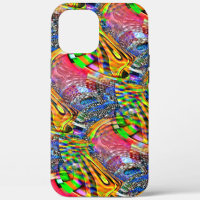 Overlay of clear vivid colours on rough background