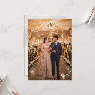 Overlay Photo wedding invitation suite