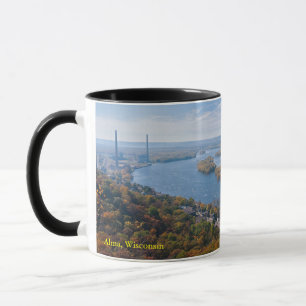 overlook above alma and river mug